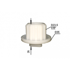 h1009 "Втулка шнека Zelmer 756993 420306564070 Philips "